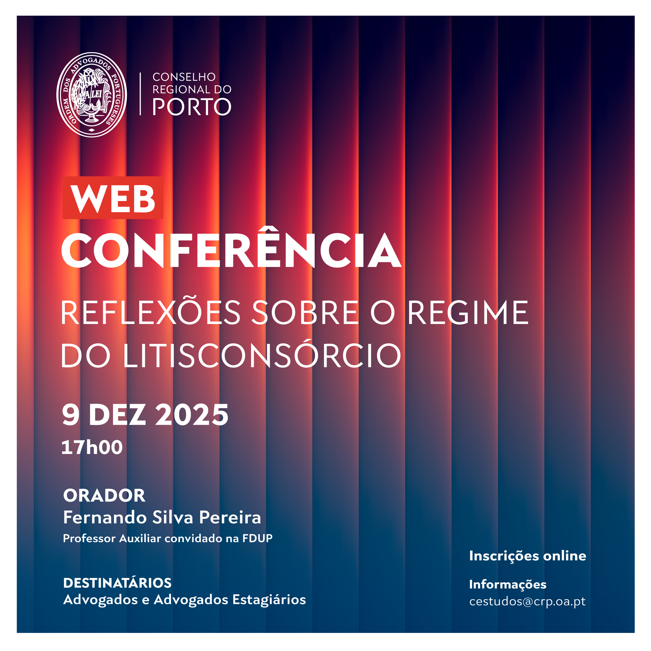 Web Conferência – “Reflexões sobre o regime do litisconsórcio”
